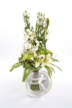 Rouw-/sympathieboeket wit