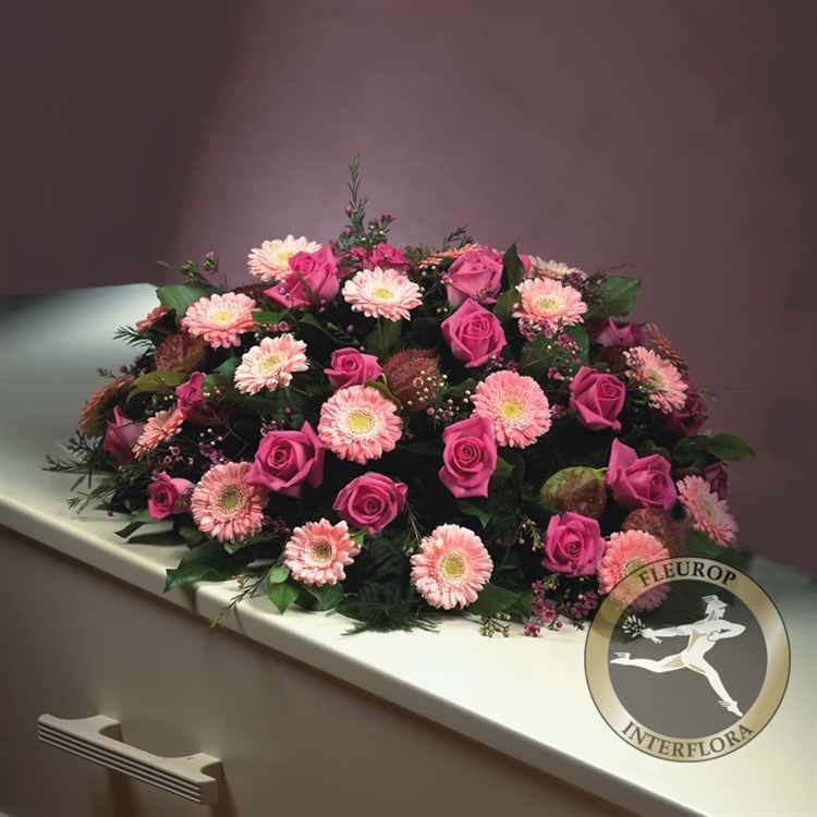 Arr. rose gerbera/roos