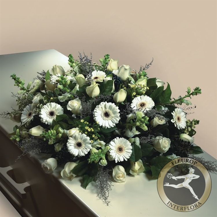 Arr. witte gerbera etc.